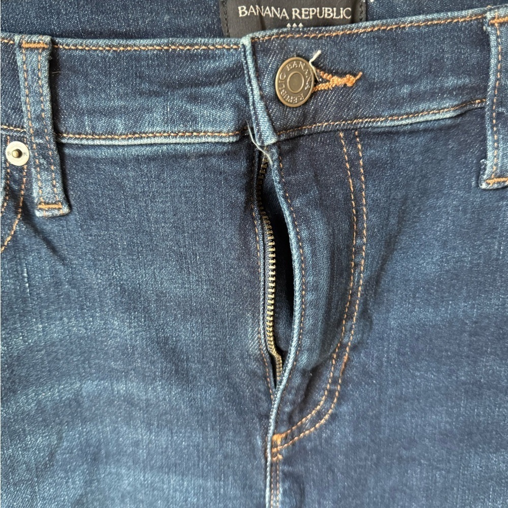 NWT Banana Republic Skinny Fit Blue Jeans SZ 32 (14) - Picture 6 of 13